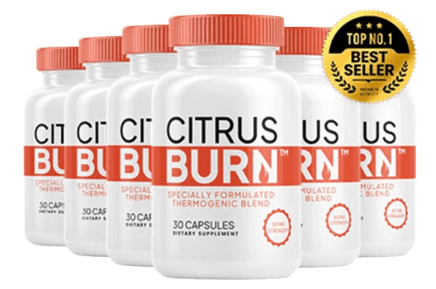 CitrusBurn supplement bottle for metabolism and fat burning
